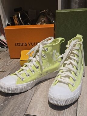Converse High Top Sneakers - Neon Lime